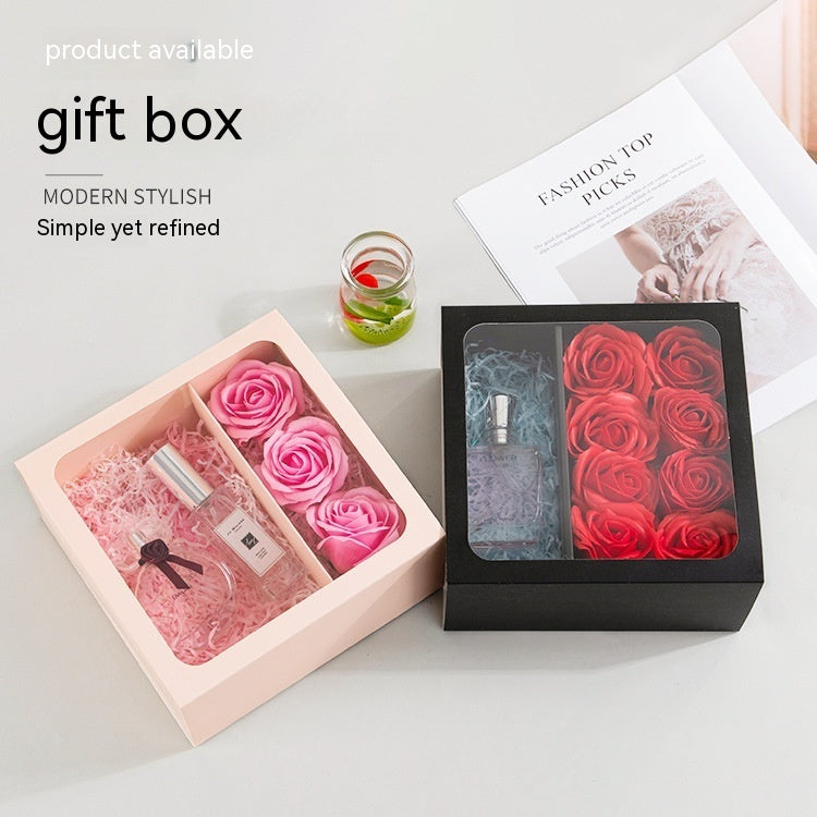 Qixi Festival Gift Flowers Portable Flower Box